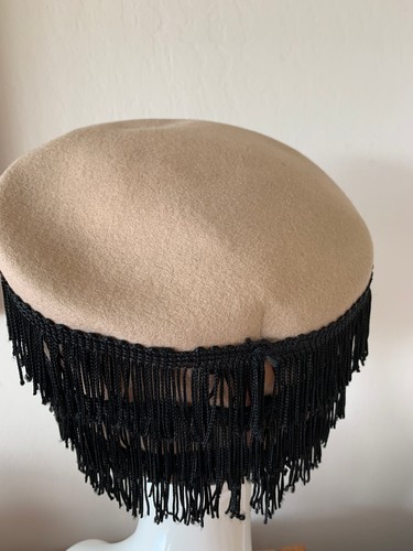 Vintage Gene Doris Design Doeskin Wool Felt Hat for Geo. W. Bollman Co - size 7 - Picture 6 of 9