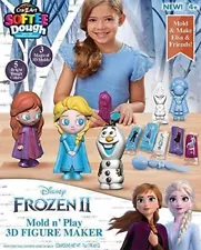 Cra-Z-Art Softee Dough Disney Frozen 2 Mold N Play 3D Figure Maker