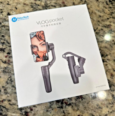 Feiyu Vlog Pocket 2 Handheld iPhone Android 3-Axis Gimbal Foldable Stabilizer