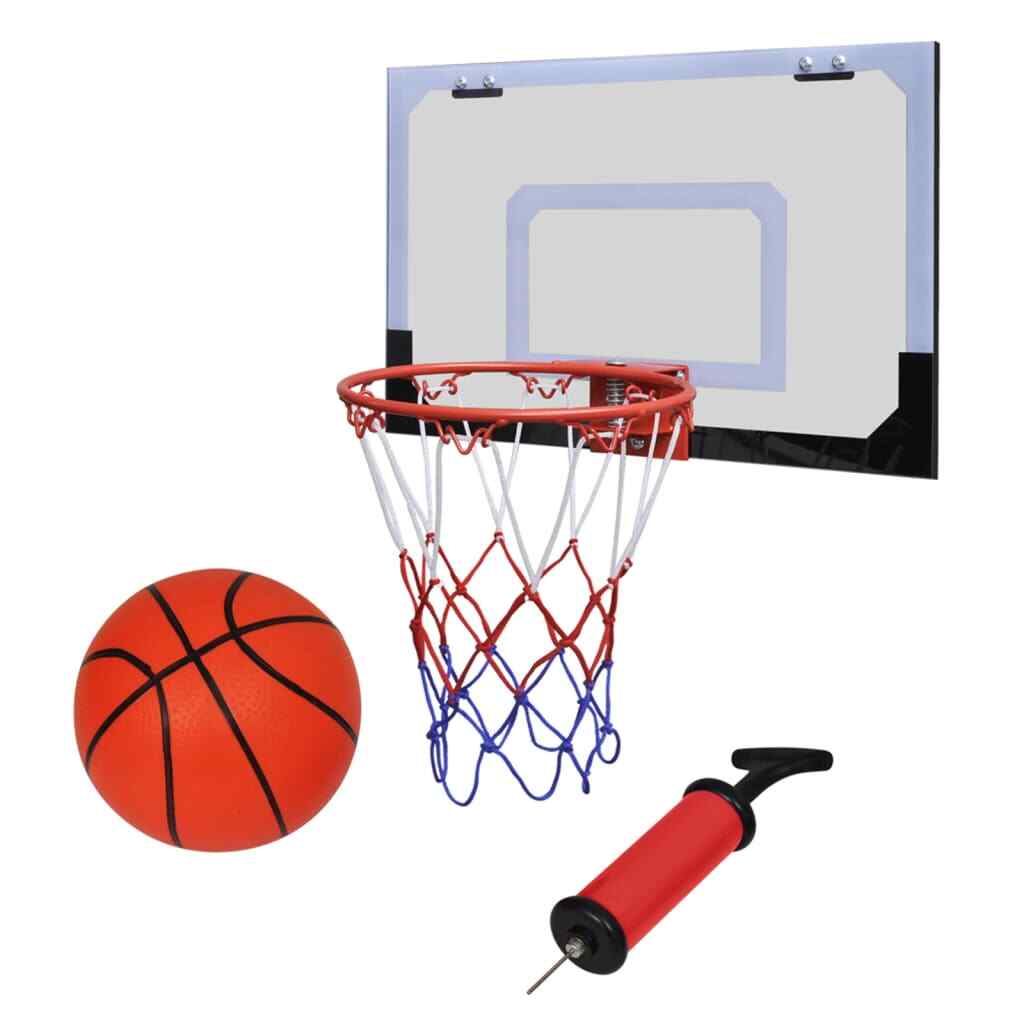 AX Kit Basket Canestro Tabellone Pompa Rete Gioco Sport Allenamento Patio 90499