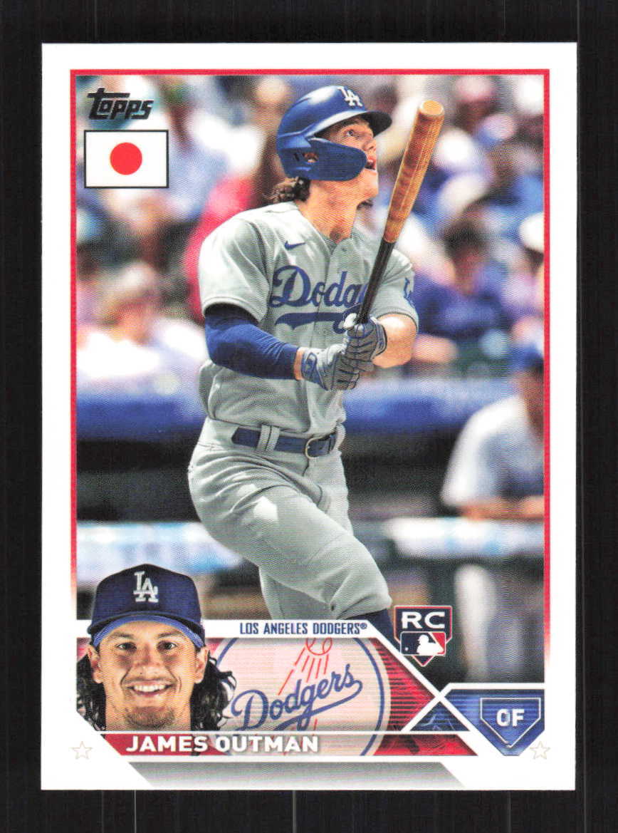 ウェア outman James Outman RC 2023 Topps Japan Edition Los Angeles Dodgers #44