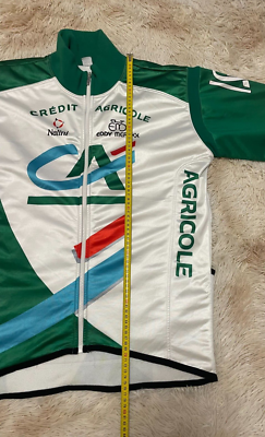 Veste Polaire Cyclisme Nalini Eddy Merckx – Crédit Agricole – Taille 6 (années 90) – Vintage