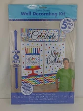 Amscan Party Supplies Scene Setter ~ Birthday Wall Decorating Kit (5pc)