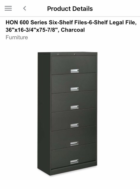 Hon 600 Series Shelf Open File Cabinet Hon626nl For Sale Online Ebay