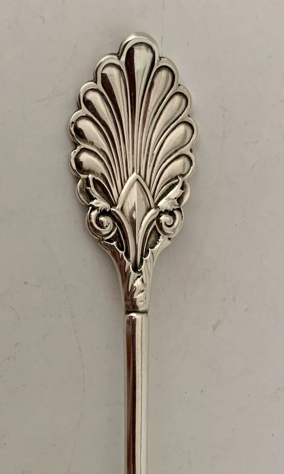 MONEDA GRIEGA GORHAM TEMPRANA O CUCHARA PARA SERVIR HELADO O PUDÍN ESTERLINA 9 1/4" Foto 4 de 4