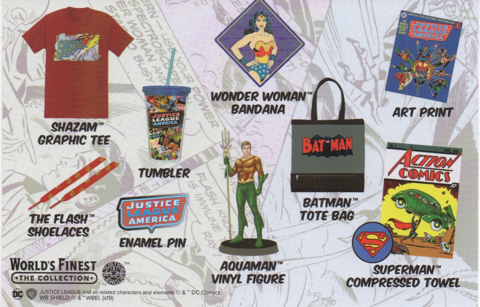 Rare World’s Finest -The Justice League Exclusive Subscription Box, Bonus items-image