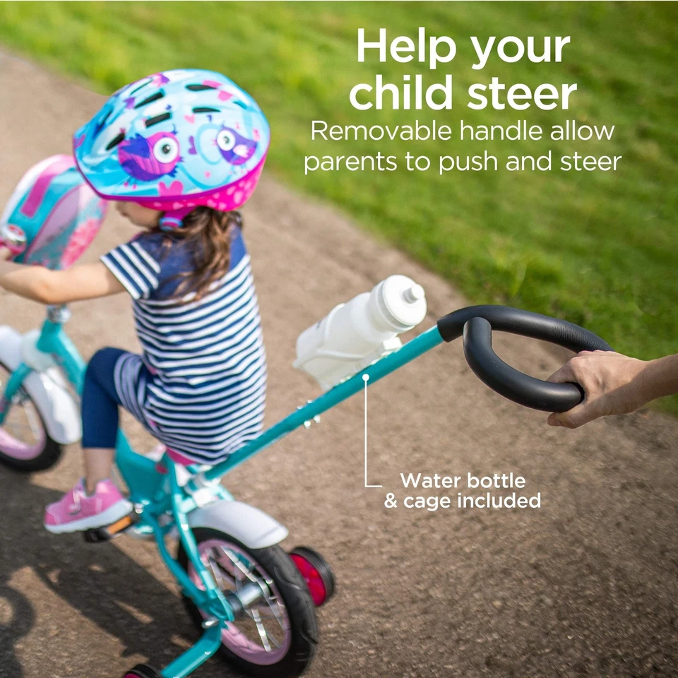 Schwinn Grit and Petunia Push Steer and Ride Kids Bike, For Boys & Girls Ages... - Image 4 of 4