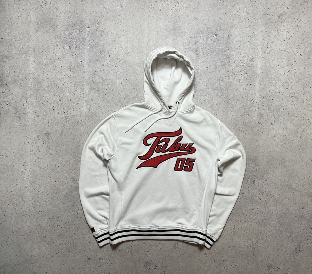 FUBU05ネックレス　箱付き　bboy 90s 00s Vintage Baggy Fubu Hoodie 05 Big Logo White Y2K | eBay