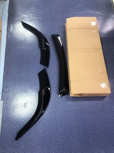 ZR1 Style Front Bumper Splitter Lip Kit Glossy Black For Corvette C6 Z06 2006-13 - Picture 3 of 11