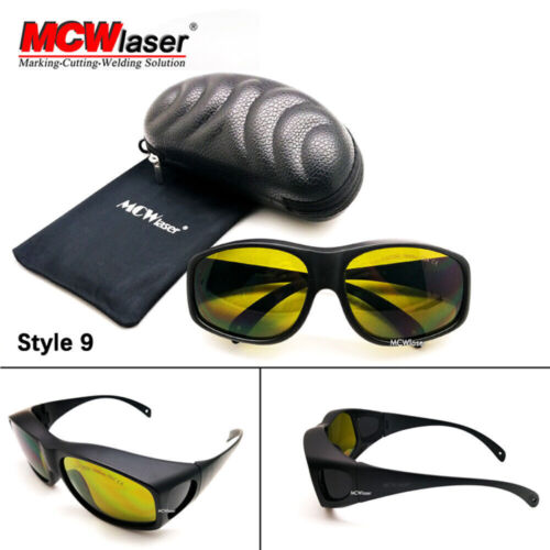 Gafas de seguridad láser 190-450 y 800-2000nm láser OD4+ CE YAG: 1064nm - Imagen 3 de 11
