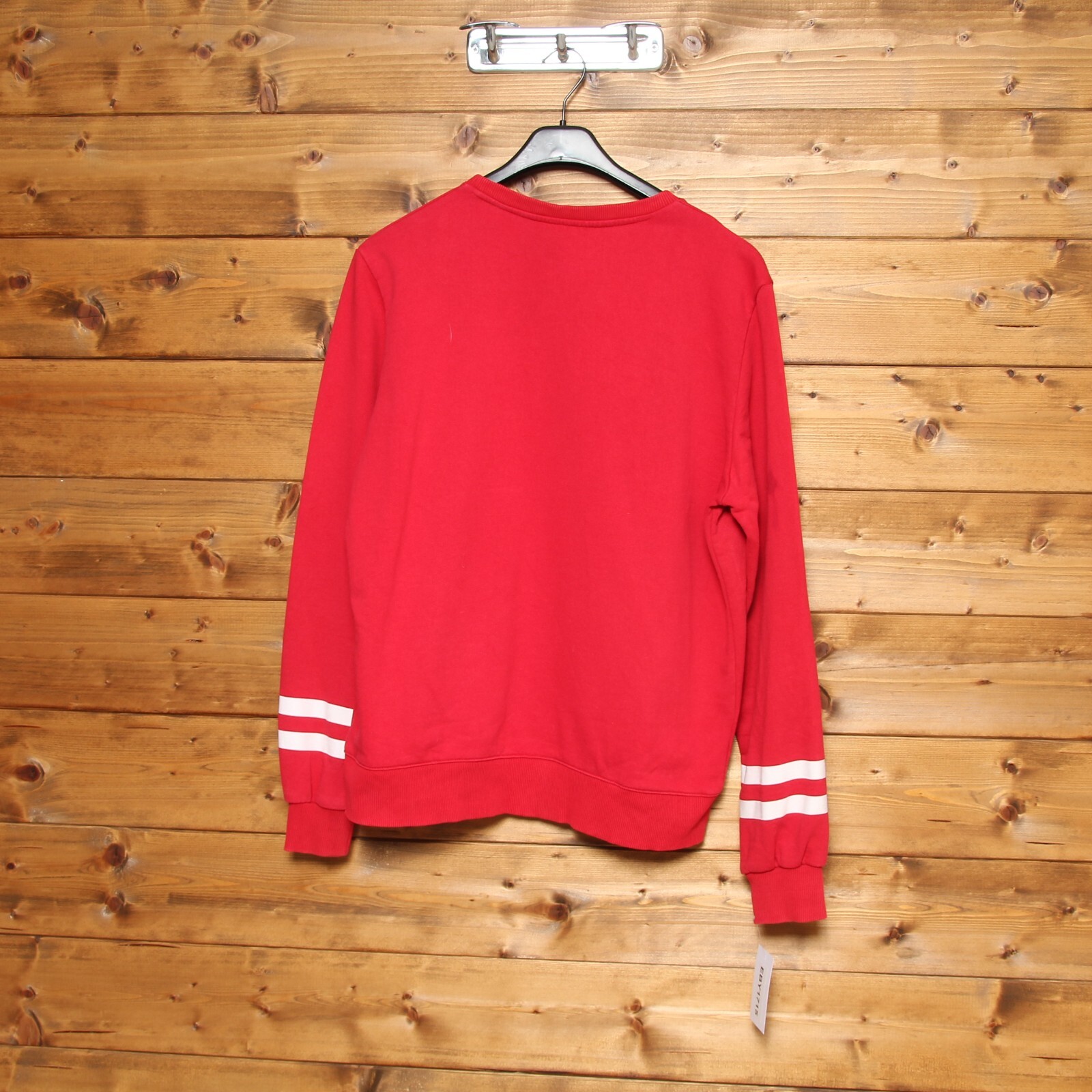 Erick Evans Mens Red Pullover Hoodie Sweatshirt, Size XXL, Used image 4