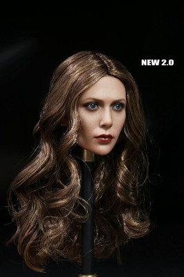 1/6 Elizabeth Olsen Scarlet Head Sculpt TBLeague Female Large