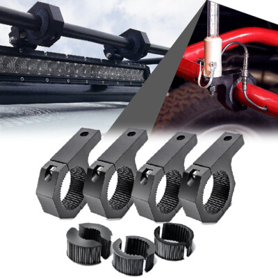 Motorcycle Work Light Mounting Clamp Holder Tube Brackets Rack Roll Cage Mount E - Foto 11