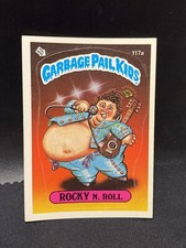 1986 ROCKY N’ ROLL Topps OS3 3rd Series Garbage Pail Kids 117a