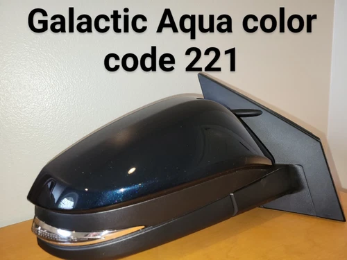 NEW GALACTIC AQUA 17-18 RAV4 Passenger RH Side Mirror Power Heated Turn Signal
