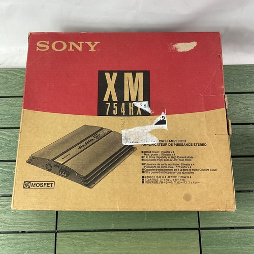 Sony Xplod XM754HX 4/3/2 Channel Car Amp Used in The Box eBay