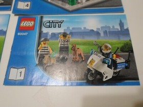 LEGO City Police Station 60047 MANUAL ONLY ALL 6 booklets