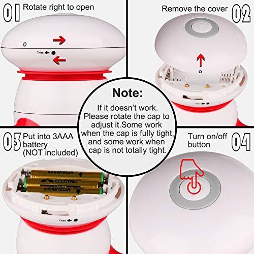 Handheld Massager Mini Portable Vibrating Body Massager with LED Light