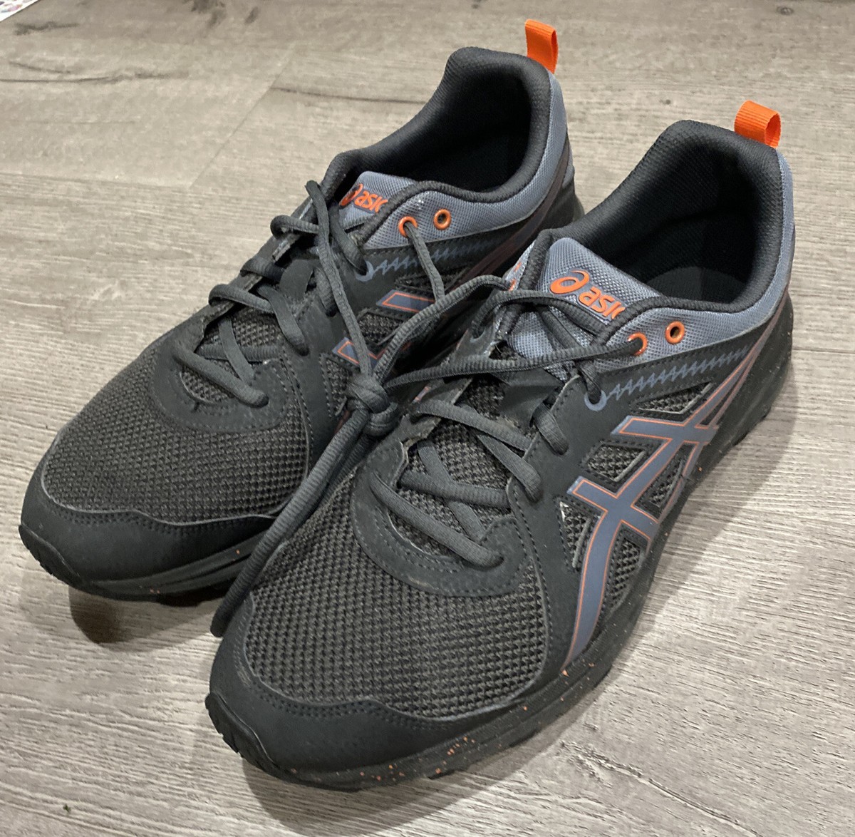 ASICS Mens Size 12 Torrance Trail Graphite Gray Athletic 