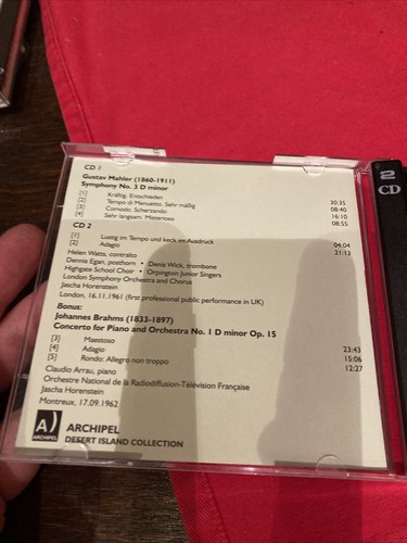 Mahler: Sinf.3 (Horenstein / LSO) + Brahms: Klav.Konz.1 (Arrau) 04172 - 第 4/4 張圖片