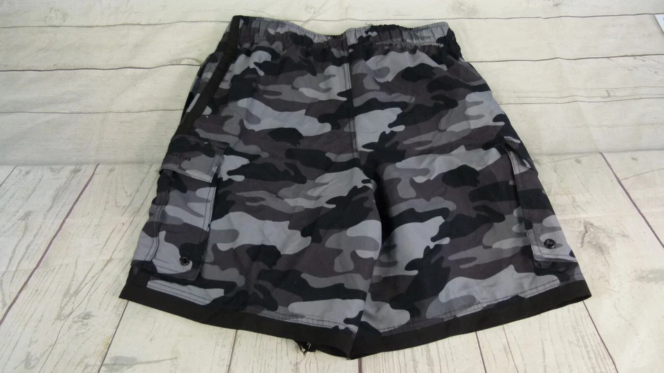 Pantalones Cortos de Natación Beverly Hills Polo Club Para Hombre Camuflados Carga Talla M Foto 3 de 4