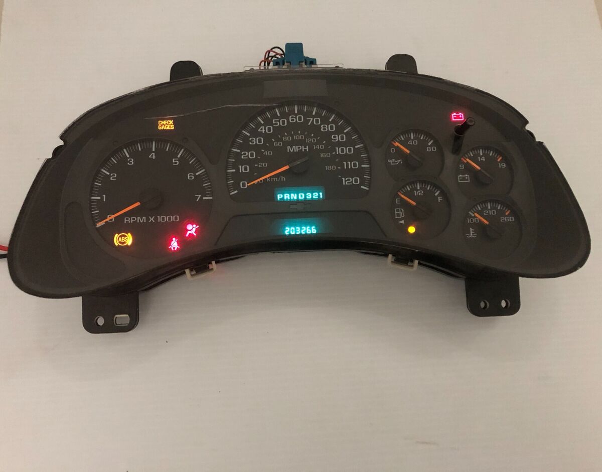 2004-2005 CHEVROLET TRAILBLAZER USED INSTRUMENT CLUSTER P 2004-2005 CHEVROLET TRAILBLAZER USED INSTRUMENT CLUSTER P