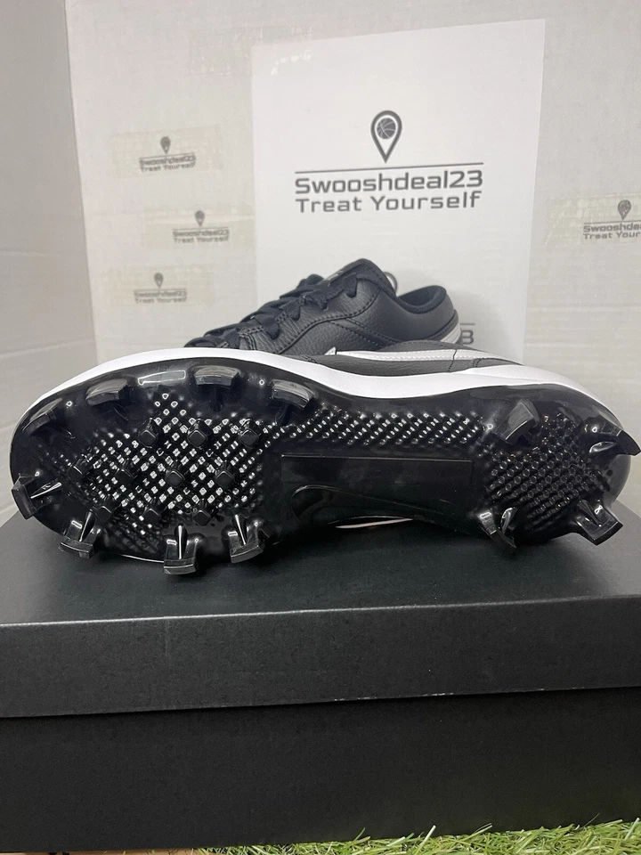 Мужские 9,5 и 10 🔥 Nike Jordan 1 ретро MCS низкий черный белый CJ8524-011 бейсбол - Изображение 3 из 4