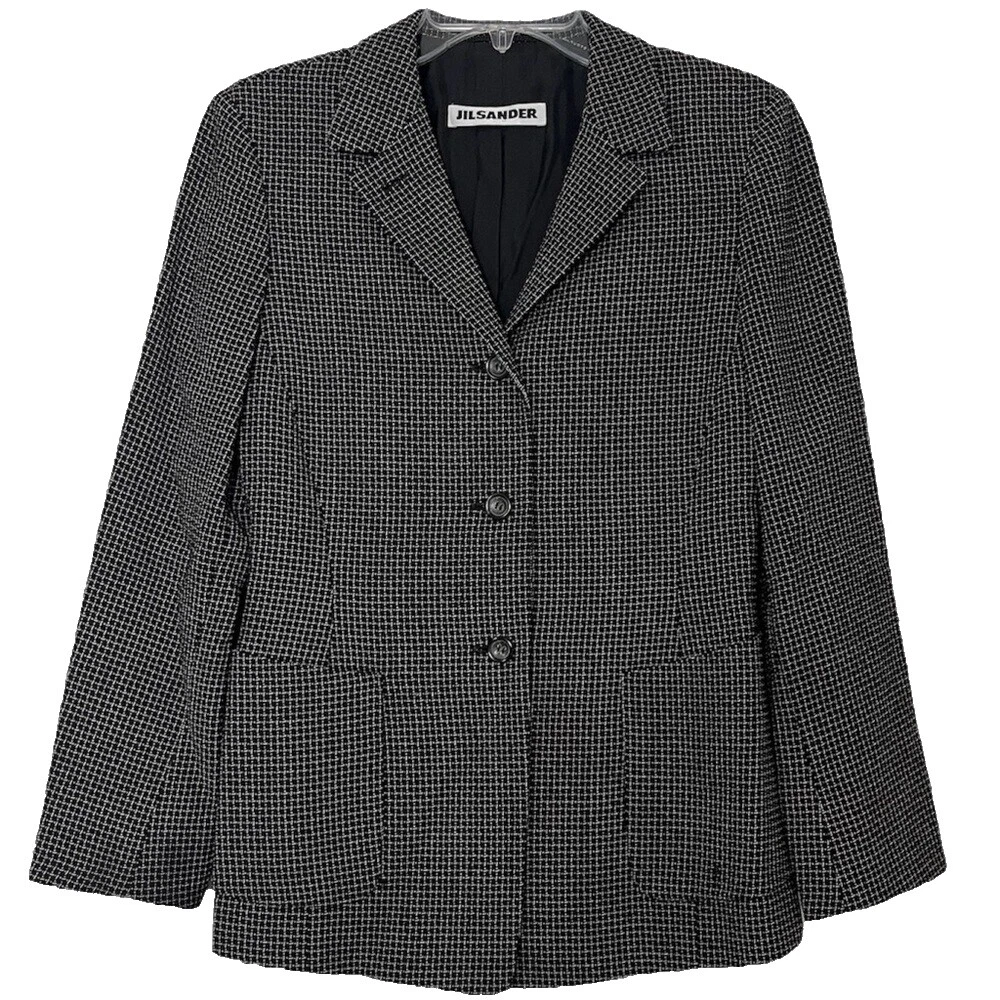 Abrigos Negro Jil Sander, chaquetas y chalecos para Mujeres