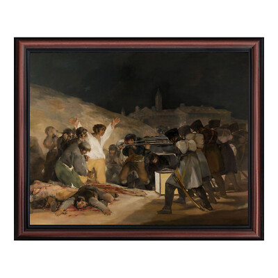 The Third May Framed Print by Francisco Goya, Famous Wall Art Collection