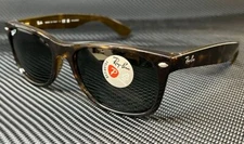 RAY BAN RB2132 902 58 Wayfarer Brown Havana Men's Polarized 58 mm Sunglasses