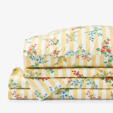 The Company Store Amelia Classic Cool Cotton Percale Bed Sheet Set