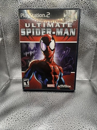 Ultimate Spider-Man ( PlayStation 2 PS2 ) Black Label CIB COMPLETE & TESTED