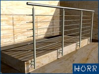 Edelstahl GeläNder Handlauf 4,5 M Bausatz TreppengeläNder BalkongeläNder 450 Cm