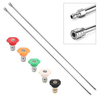 #ad #ad Pressure Washer Extension Wand 120quot; Stainless Steel Power Washer Lance 2 x ... $43.91