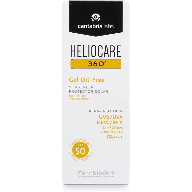 Heliocare 360 Oil-Free Gel SPF 50 50ml / Sunscreen For Face/Daily UVA...  - Image 2 of 4
