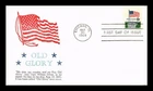 US COVER FLAG OVER WHITE HOUSE 6C FIRST DAY ISSUE KHOL KRAFT CACHET