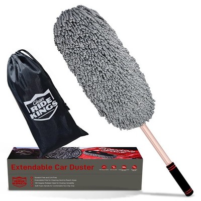 Car Duster Exterior Scratch Free - Microfiber Brush with Extendable Handle
