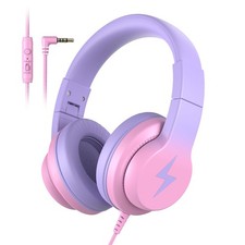 Kids Headphones, Wired Headphones for Kids Over Ear with Microphone, Foldable...