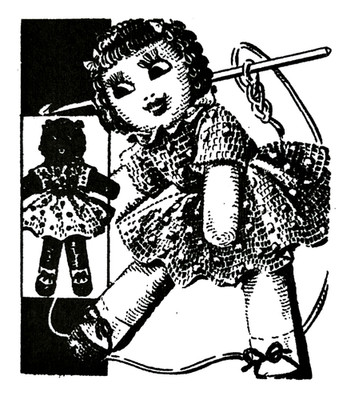 Crocheted Dolls Pattern 5969 (Reprint)