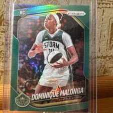 2025 Green Prizm jersey color match WNBA Dominique Malonga RC #116 Seattle Storm