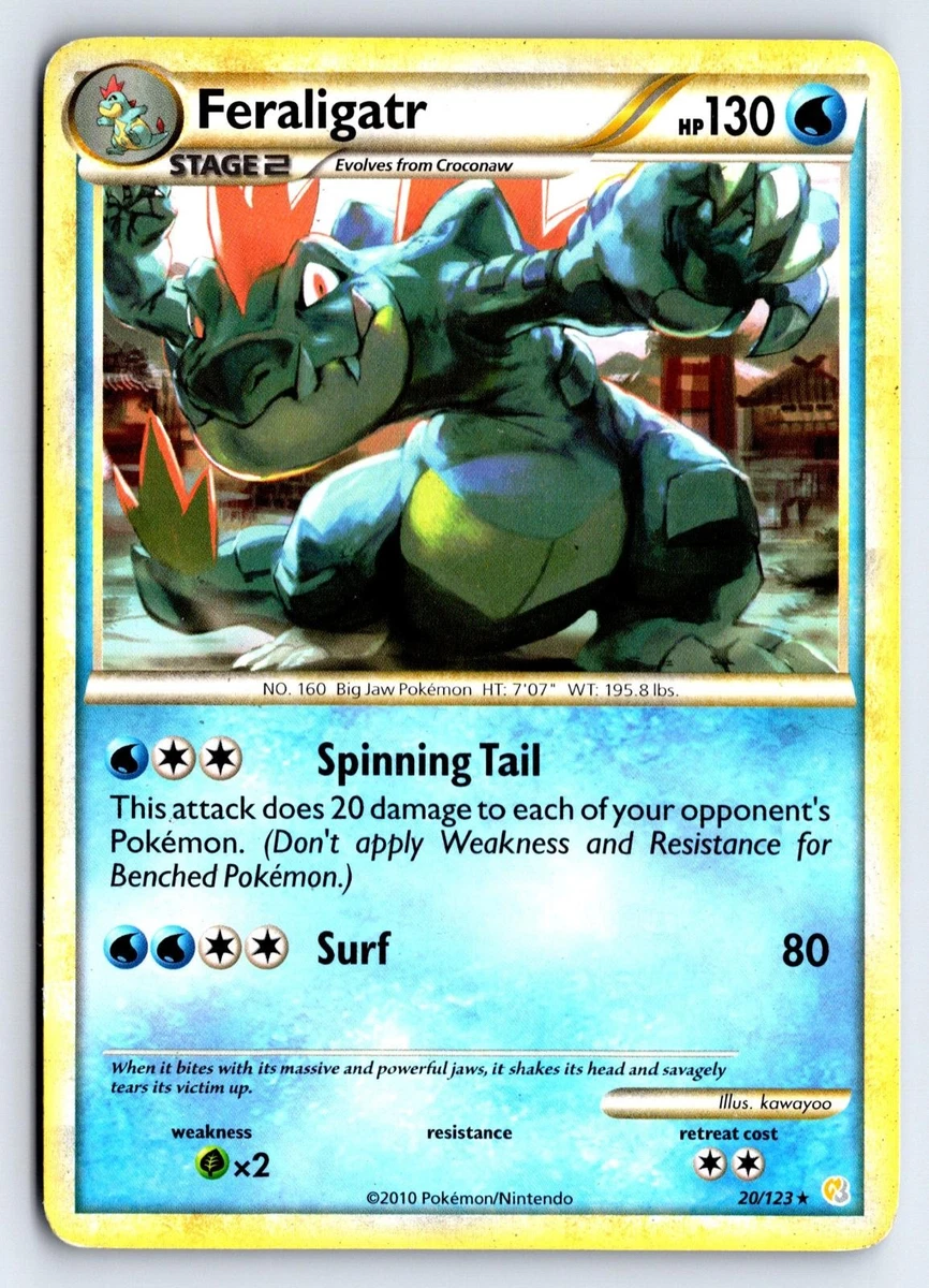 pokemon card feraligatr Feraligatr (HGSS07) [HeartGold & SoulSilver: Black Star Promos] – Galaxy  Games LLC main image 1