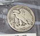 Silver 1936 d Denver Mint Walking Liberty Half Dollar 1/2 WLH reverse mint mark