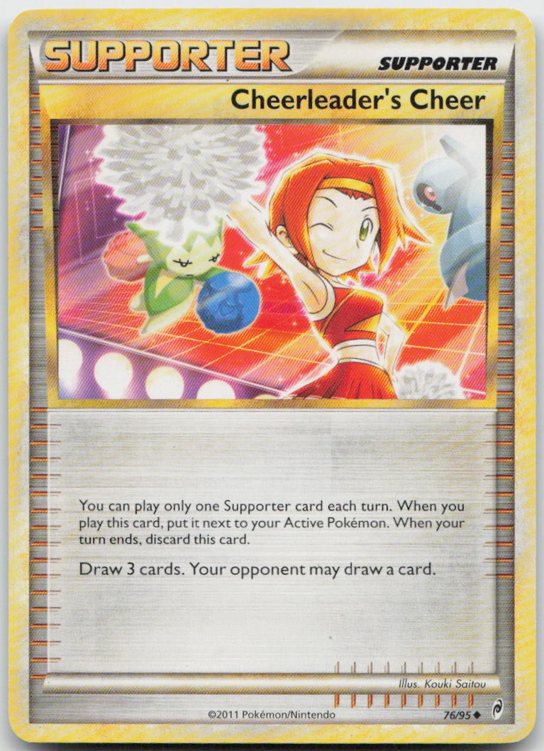 Cheerleader's Cheer 76/95 Uncommon Call of Legends Pokemon MP