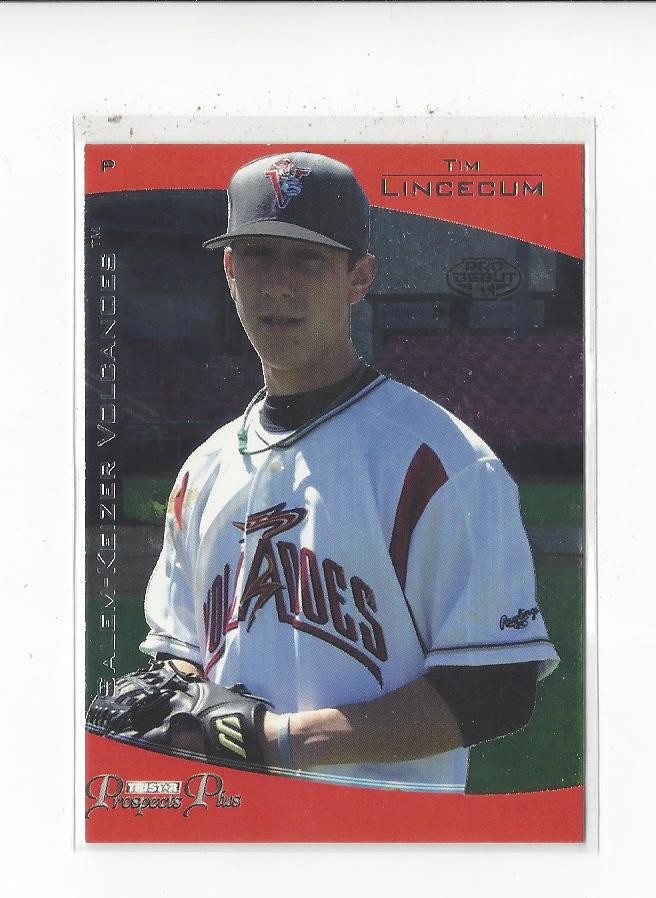 2006 TRISTAR Prospects Plus #8 Tim Lincecum PD RC Rookie Giants