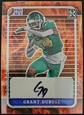 GRANT DuBOSE 2023 Leaf Pro Set Metal AUTO Fire Mojo #1/1 Packers Dolphins 49ers