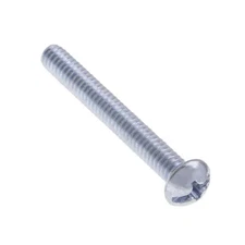 Machine Screw, 1/4-20 Screw, 4 in, Steel, NO 3 Slotted/Phillips Drive