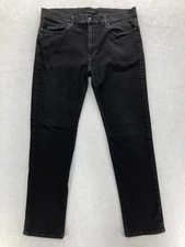 Joe's Jeans Mens 36x32 Brixton Straight Narrow Black Wash Decker Stretch Denim