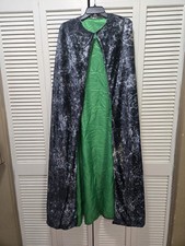 mens HARRY POTTER velvet LARGE DELUXE HALLOWEEN COSTUME ROBE NEW NWOT green line