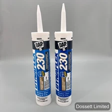 DAP Dynaflex 230 White Window Door Siding Trim Sealant 10.1oz Lot Of 2 Tubes