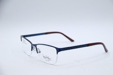 NEW NICOLE MILLER NEW YORK FITZROY C03 NAVY RED AUTHENTIC EYEGLASSES 55-17   